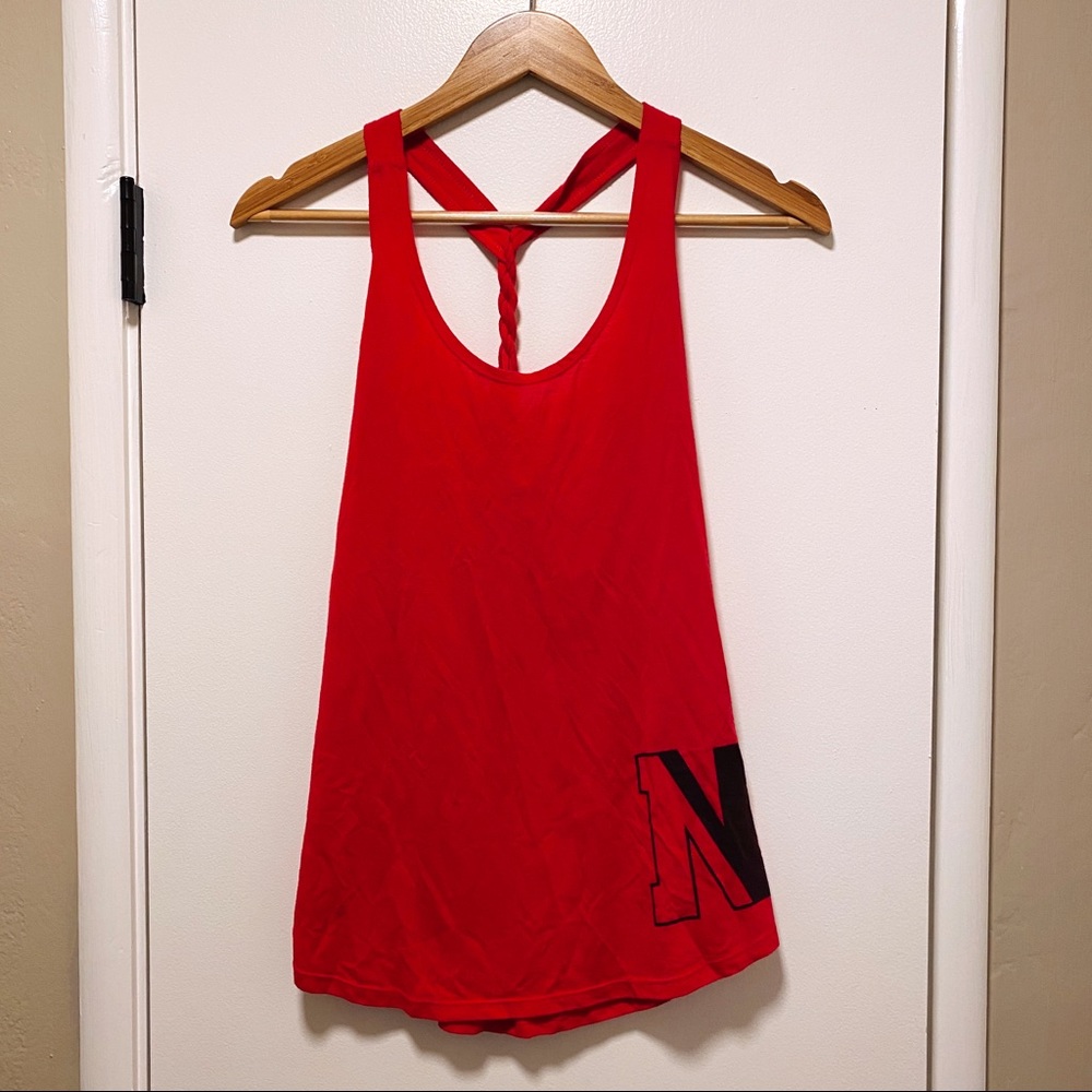 Northeastern University Red Under Armour Tank Top
